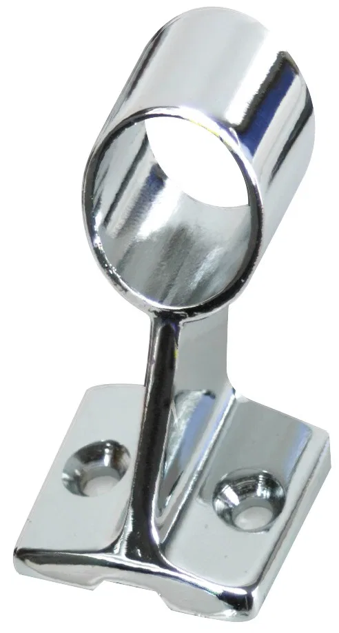 6079C – WHITECAP IND Boat Rail Fitting, Center Handrail Stanchion 60 Degree Angle Stainless Steel Silver 7/8 Inch Tub...